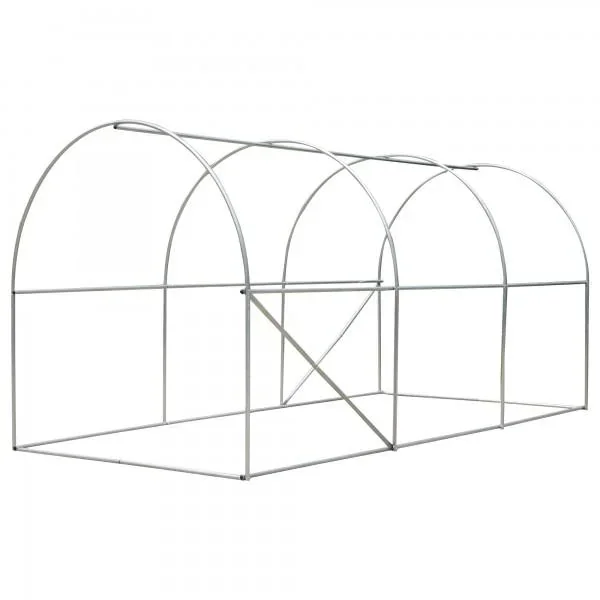 Gewächshaus Treibhaus 8m² mit Fenster - 4