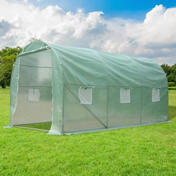 Gewächshaus Treibhaus 8m² mit Fenster - 7