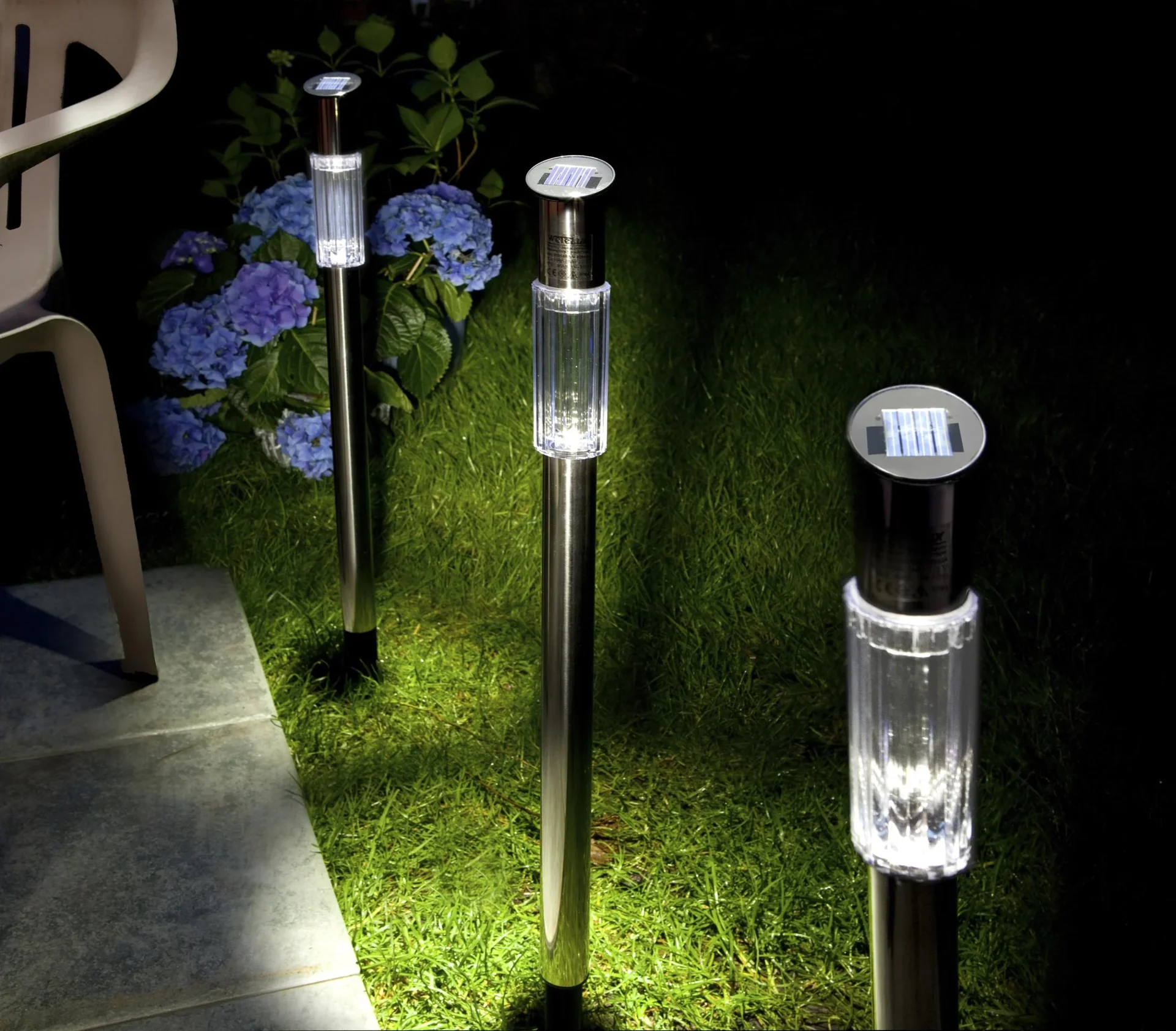 Solar Gartenleuchten 3er Set - 1