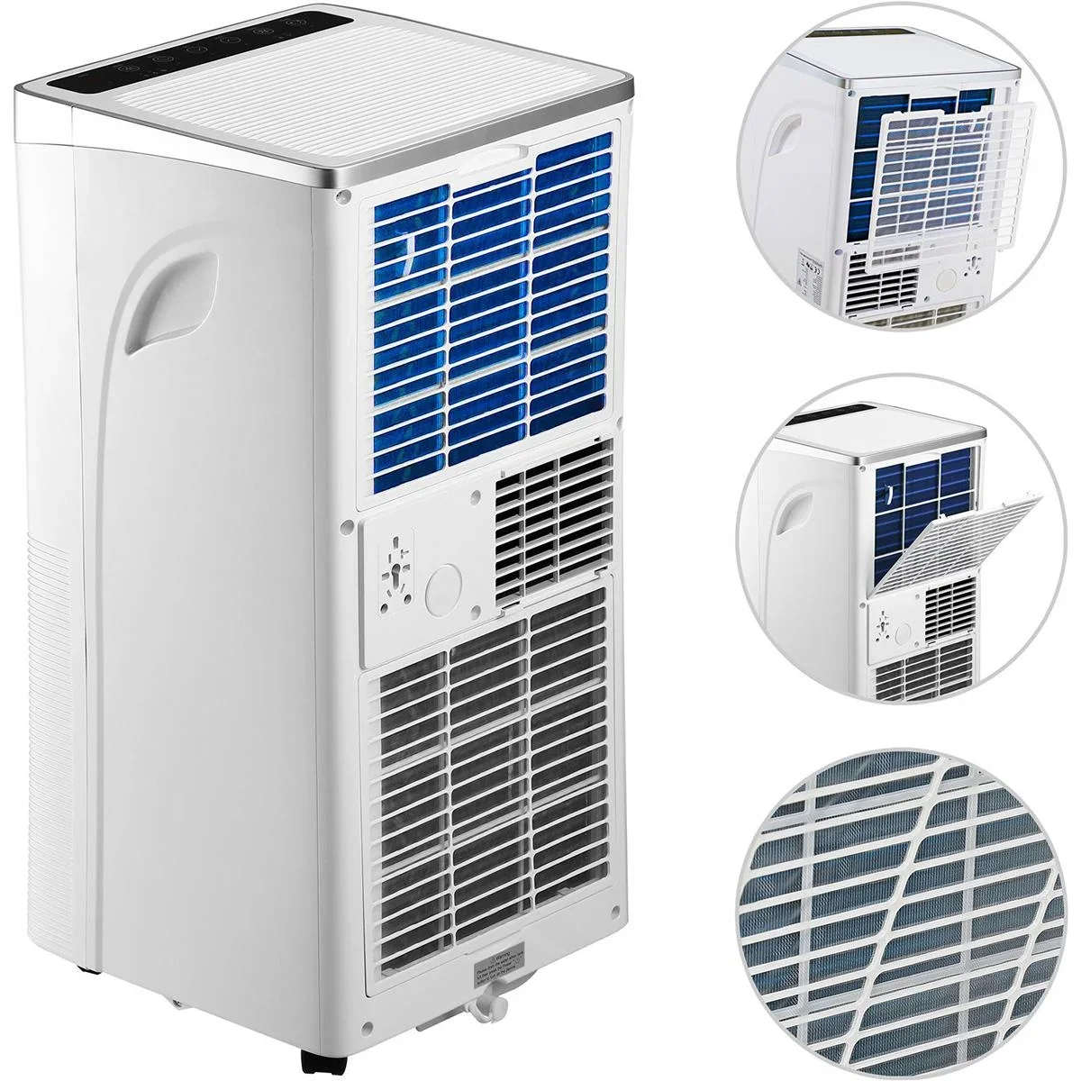 Mobiles Klimagerät MZKA1000 - Weiß - Inklusive App-Steuerung - 1