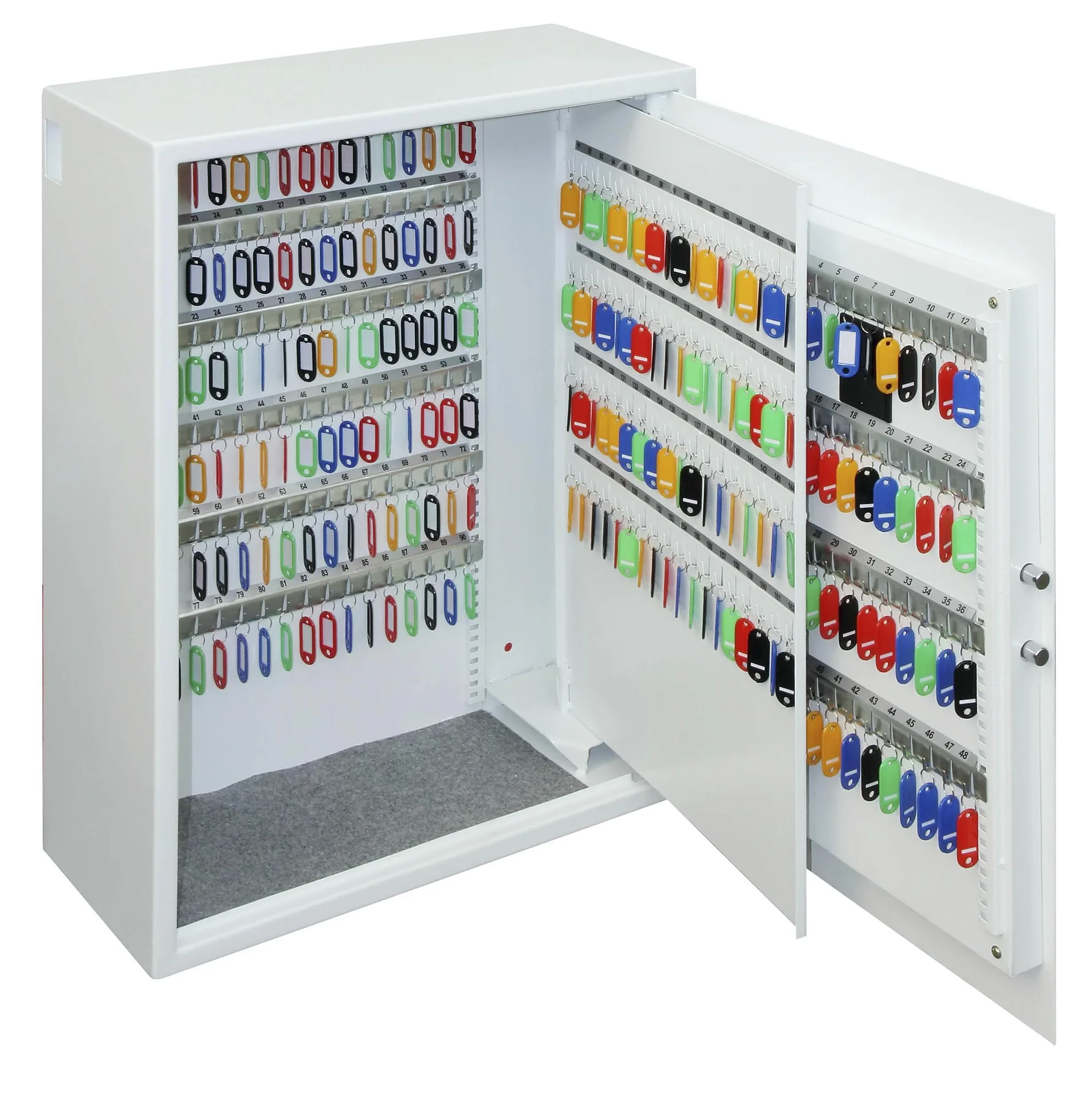 Schlüsseltresor Cygnus mit Elektronikschloss für 300 Schlüssel, Außenmaße 755 x 580 x 250 mm - 5