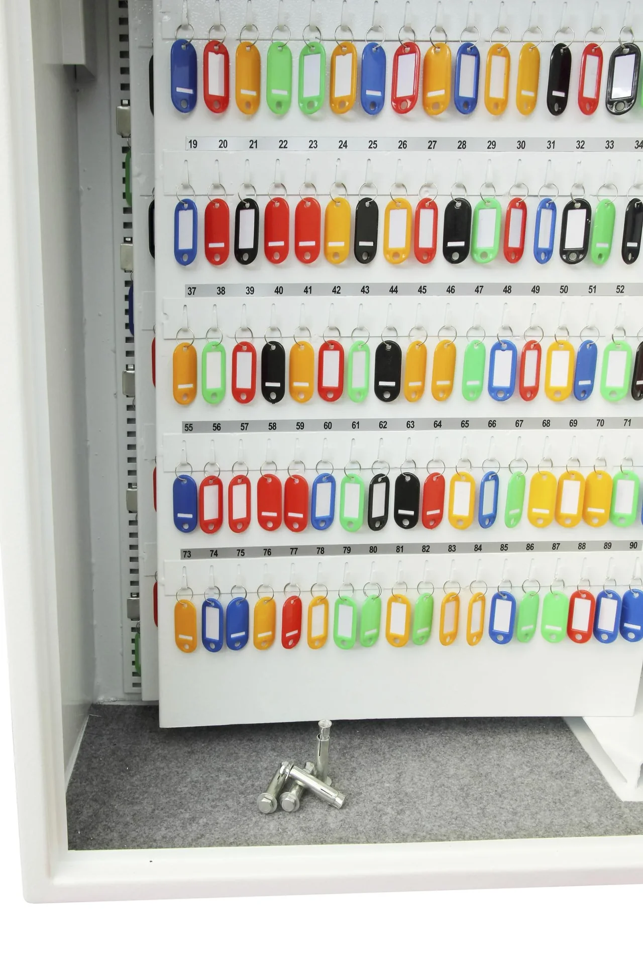 Schlüsseltresor Cygnus mit Elektronikschloss für 300 Schlüssel, Außenmaße 755 x 580 x 250 mm - 8