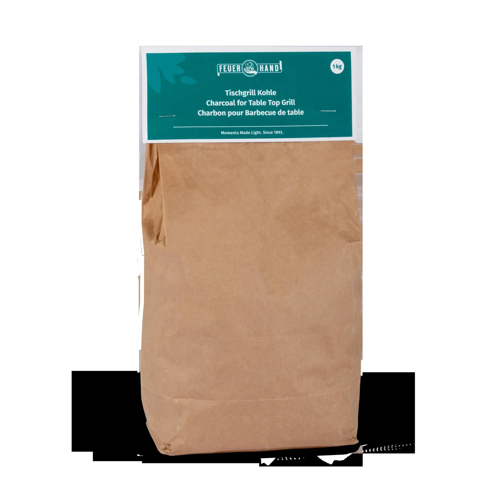 Tischgrill Kohle - Spezial-Kohle für die Feuerhand Tischgrills, Gebinde 1 kg - 1