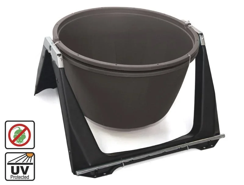Trommel-Komposter 180L braun - 1