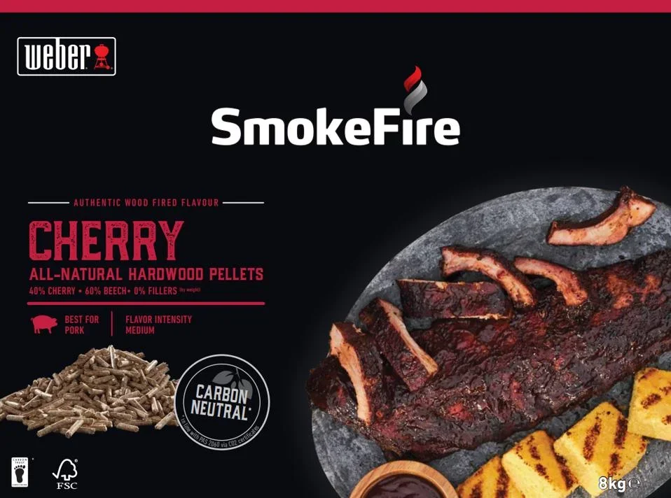 SmokeFire Holzpellets Kirschholz - 8 kg - 2