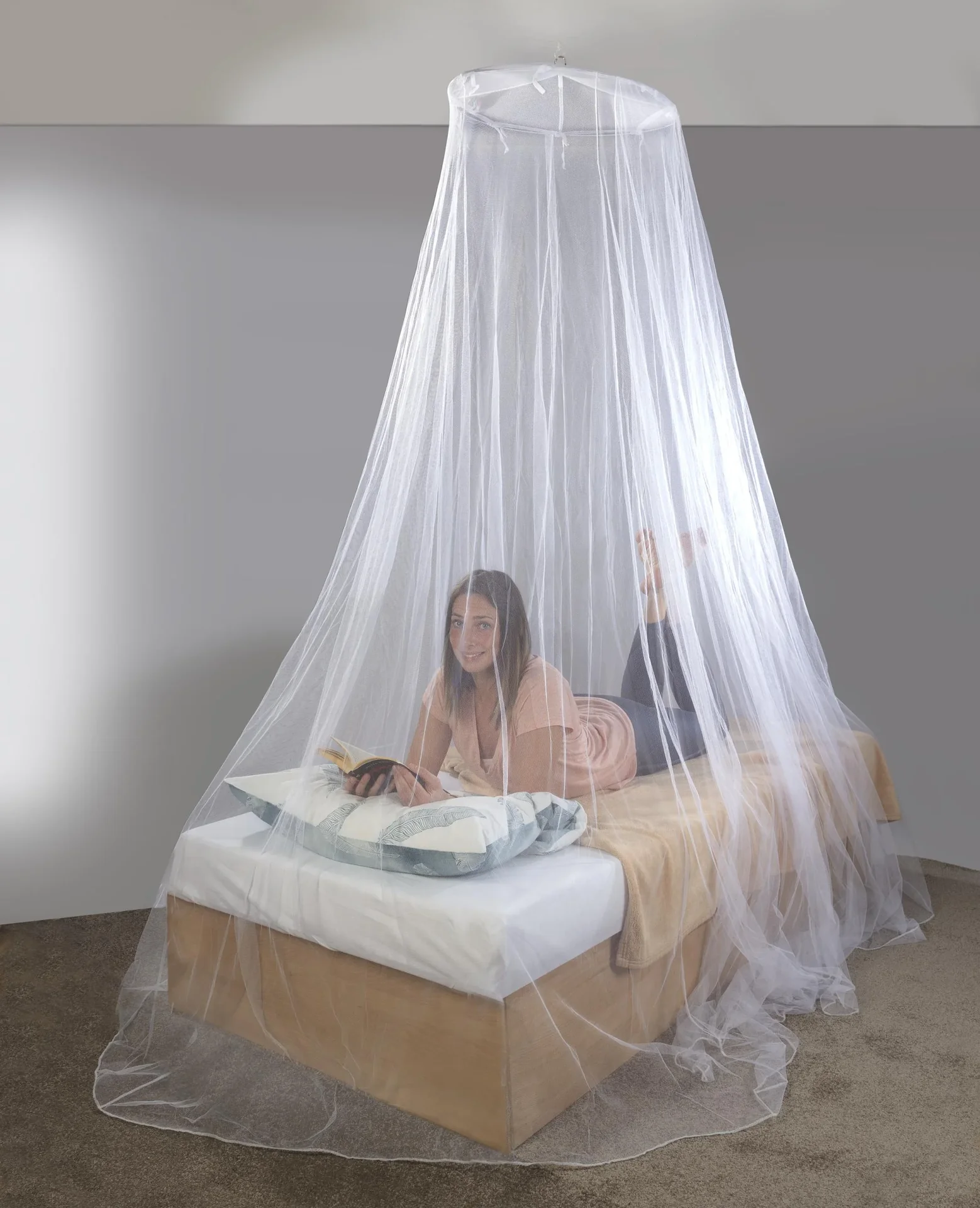 Moskitonetz zur Befestigung an der Decke - 1