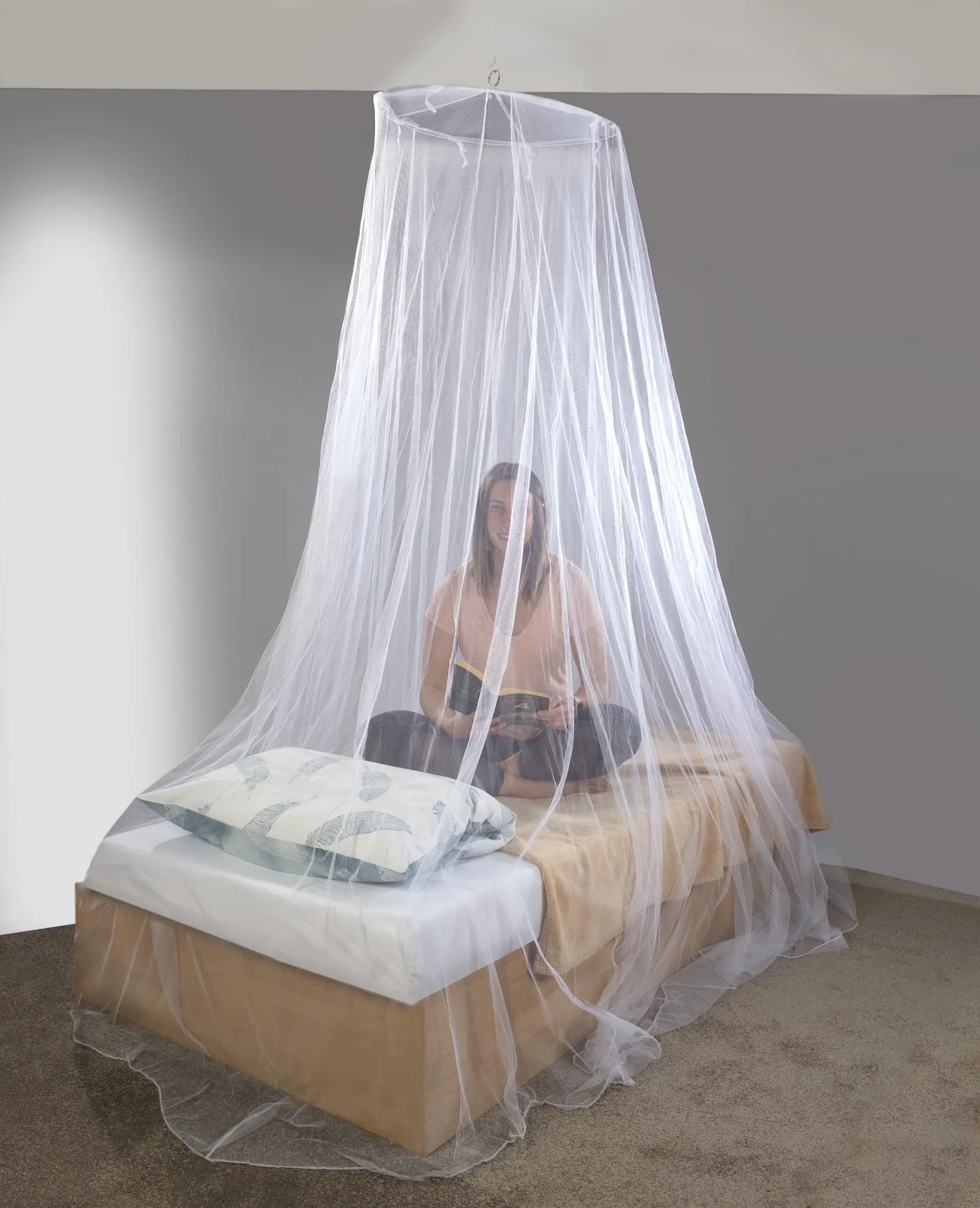 Moskitonetz zur Befestigung an der Decke - 3