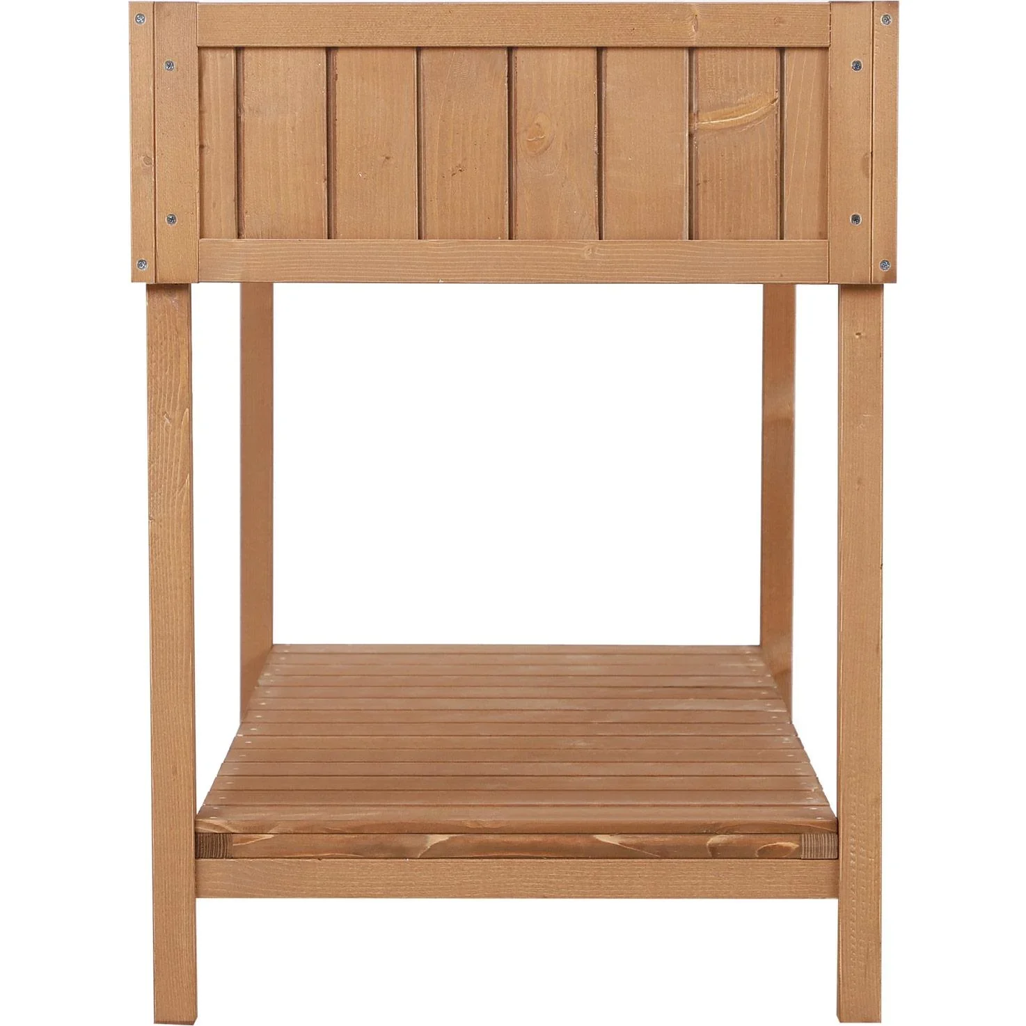 Pflanztisch Hochbeet Blumenkasten Anzuchttisch 8 Fächer mit Abfluss Ablage Tanne Massivholz 120 x 60 x 22 cm - 3