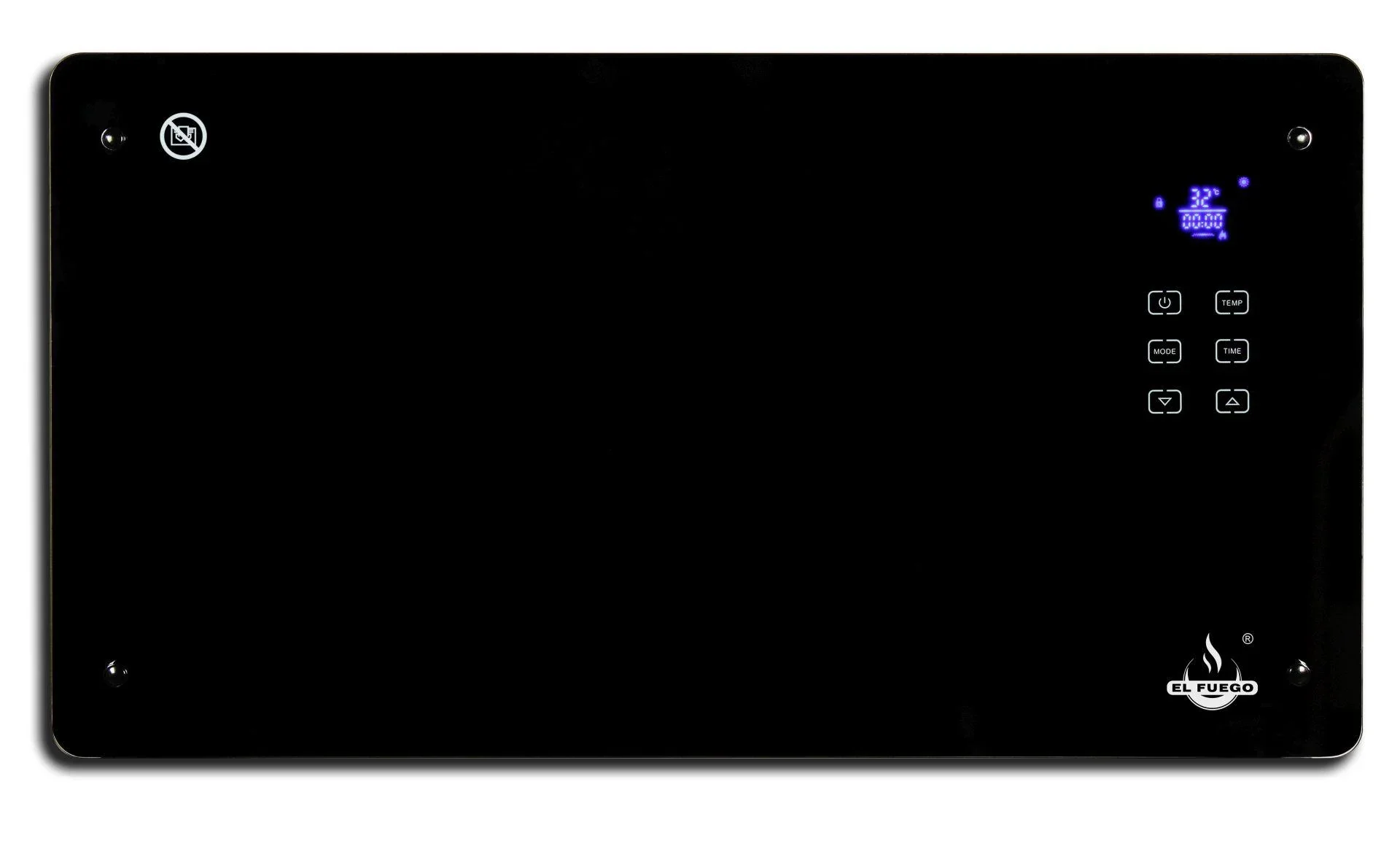 Glaskonvektor,schwarz, 2000 W - 8