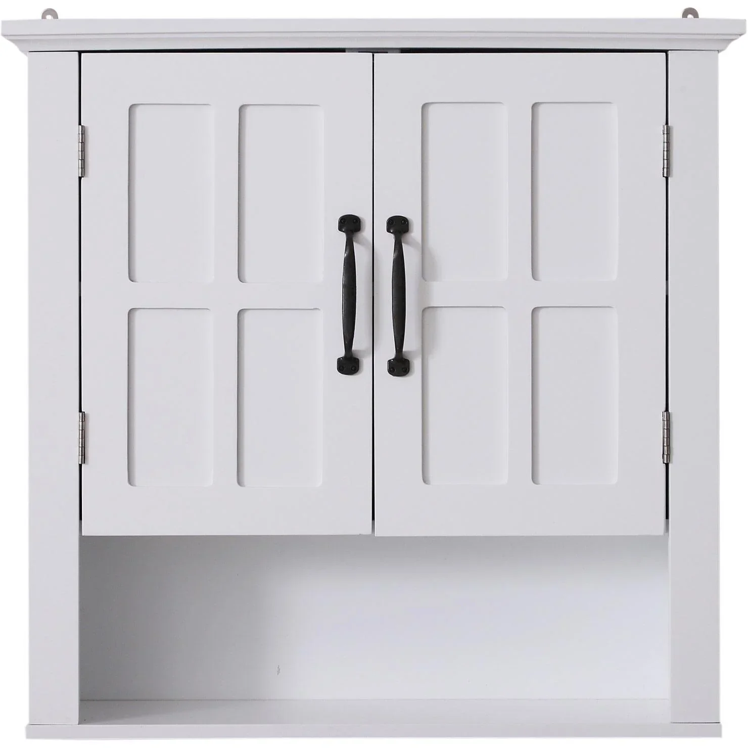 Küchenschrank Hängeschrank Badezimmerschrank Wandschrank Holz Weiß 60 x 19,8 x 58 cm - 0