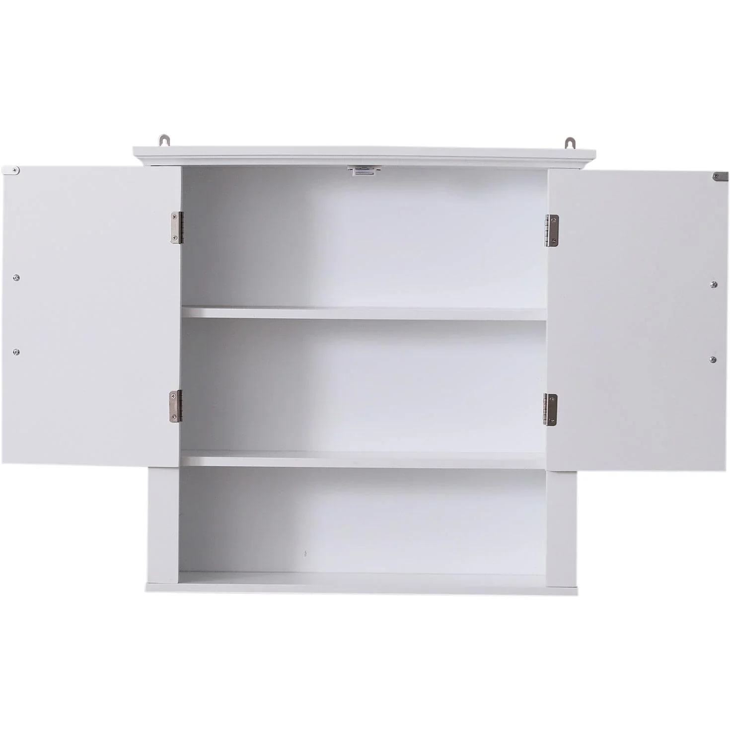 Küchenschrank Hängeschrank Badezimmerschrank Wandschrank Holz Weiß 60 x 19,8 x 58 cm - 6