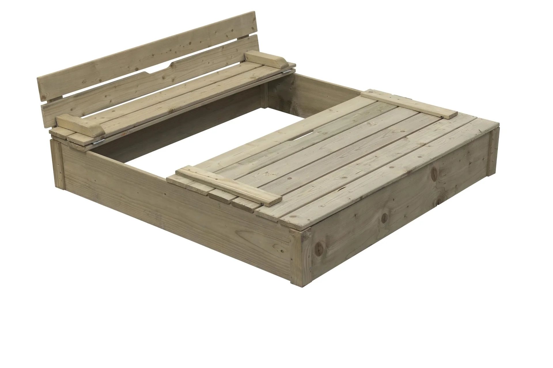 Sandkasten Robert aus Holz 1200 mm x 1200 mm - 0