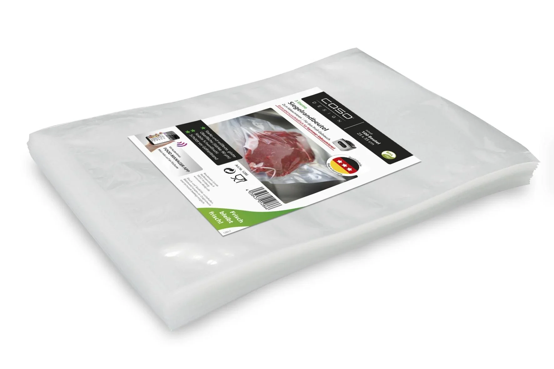 Siegelrandbeutel 25 x 35cm, 100 Stück - 0