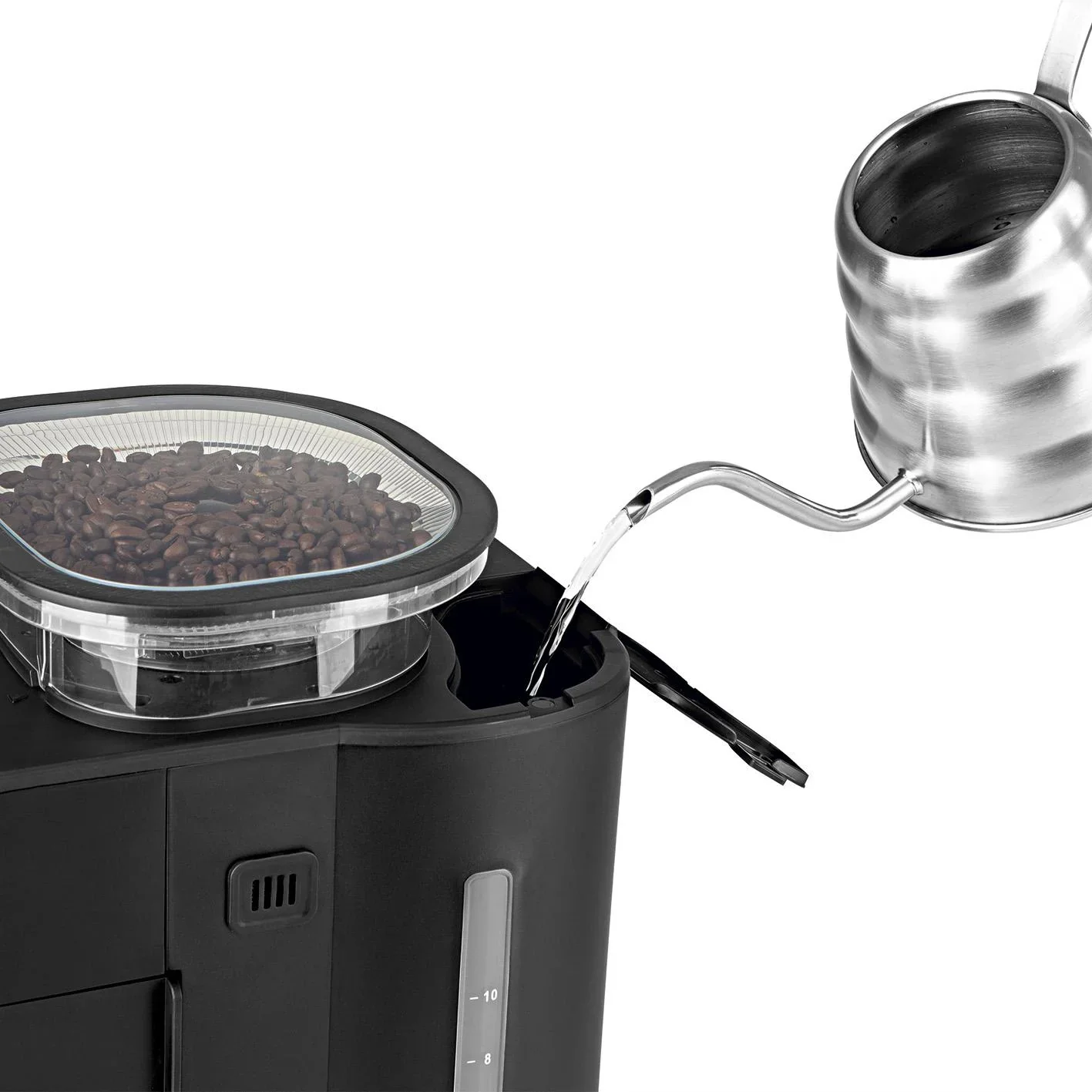 Kaffeemaschine mit Kegel-Mahlwerk "Fresh-Aroma-Perfect III Duo" mit 1,25 l Glaskanne und 1,25 l Thermokanne - 0