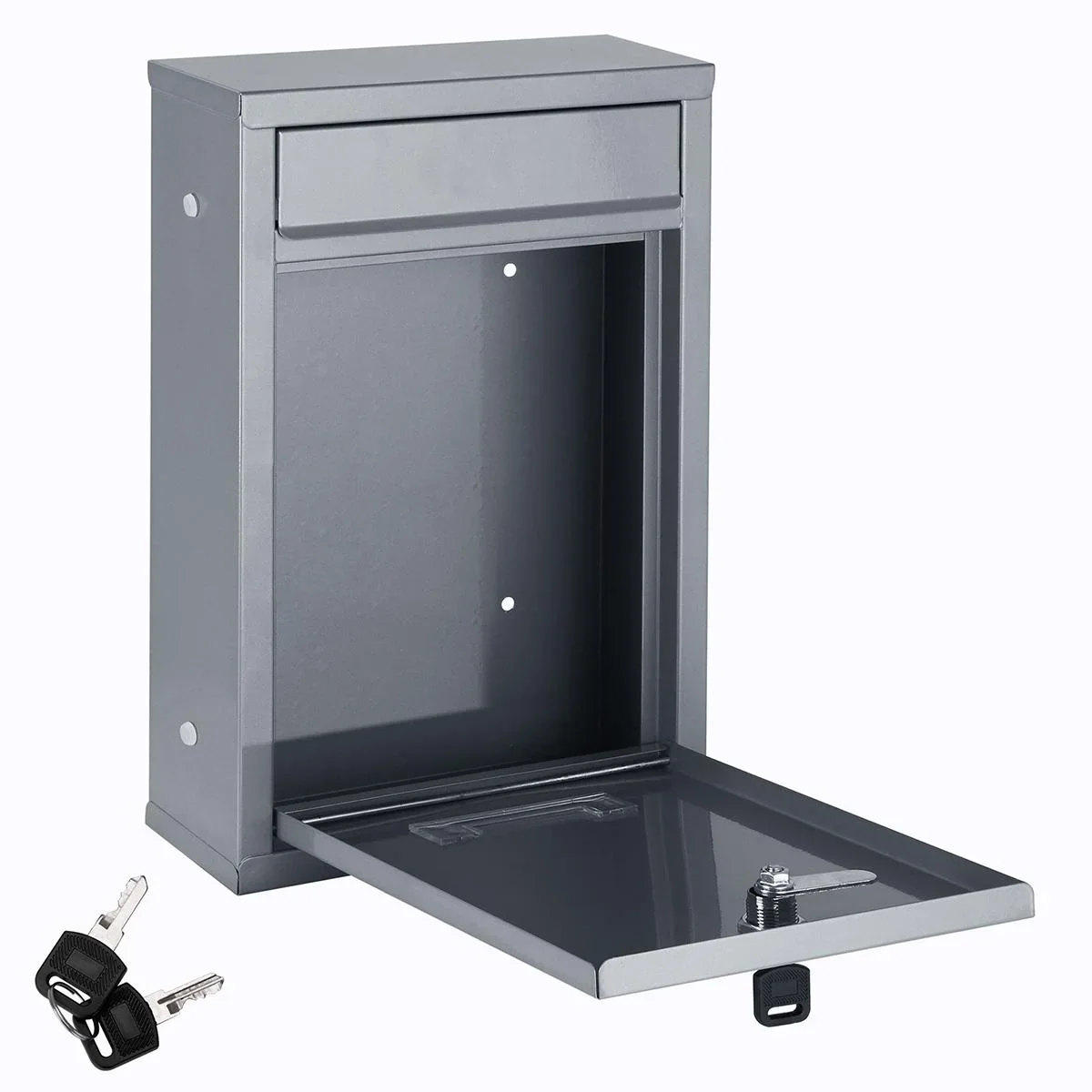 Briefkasten silber 32x22x9cm - 0