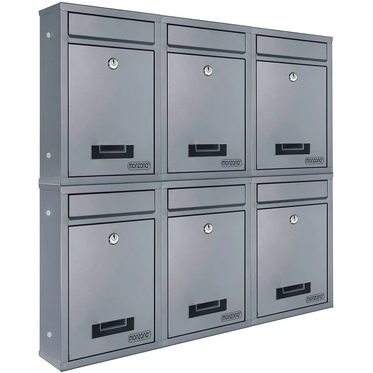 Briefkasten silber 32x22x9cm - 2