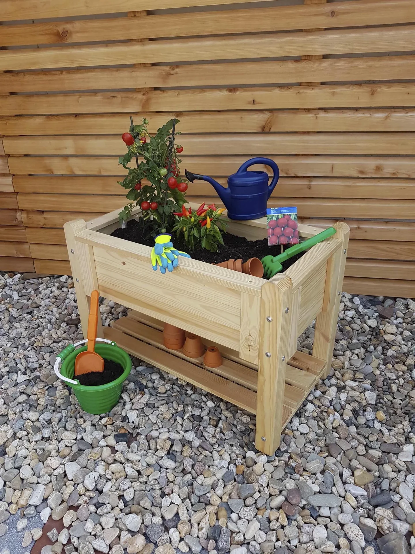 Kinder-Kräuterbeet Bruno, natur - 1