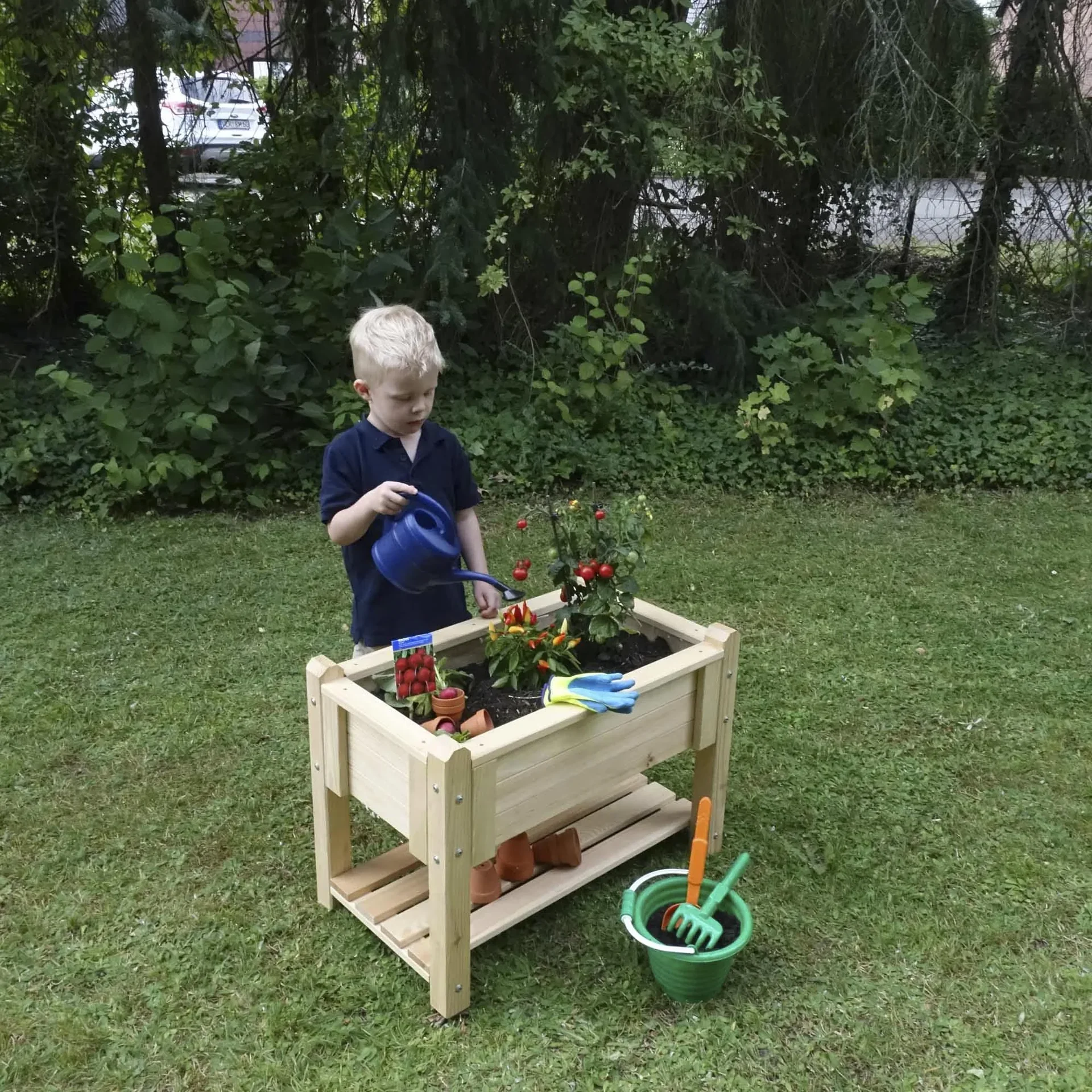 Kinder-Kräuterbeet Bruno, natur - 3