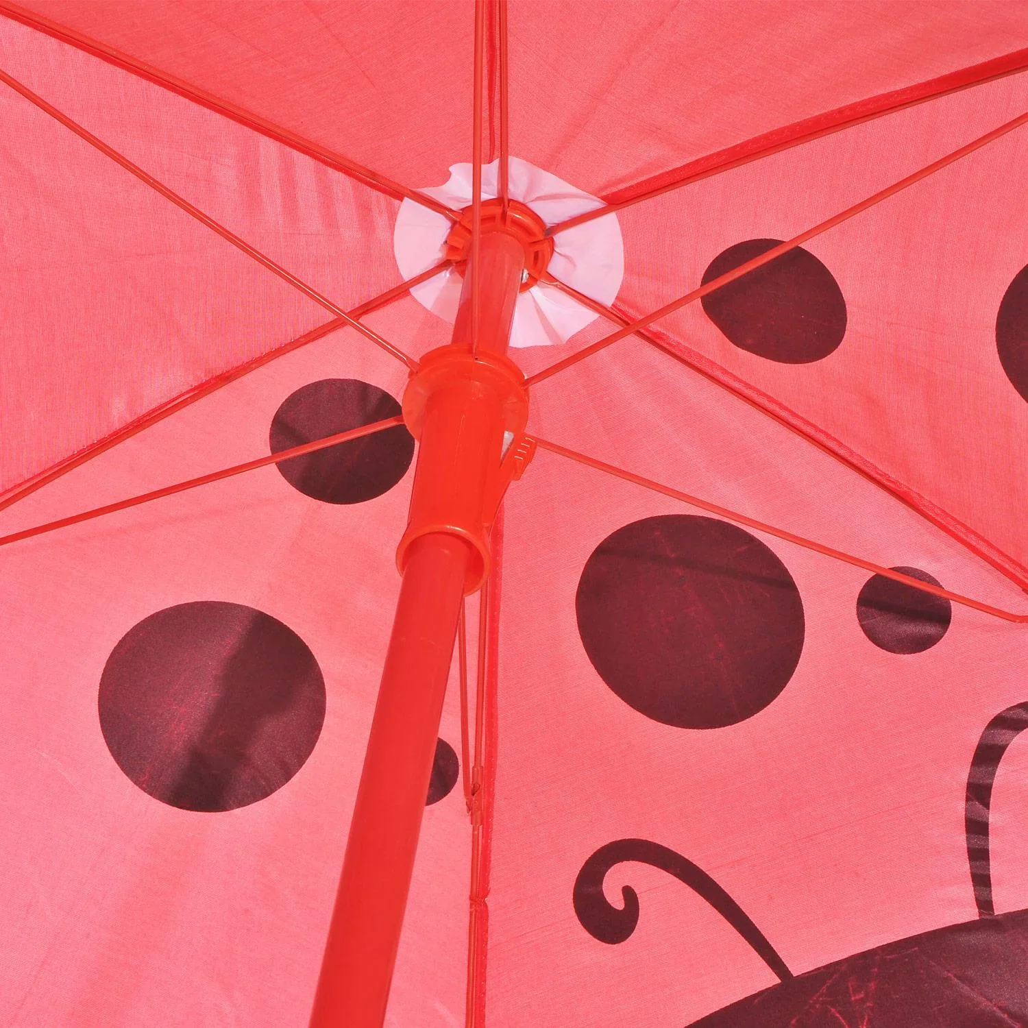 3-tlg, Kindersitzgruppe Sitzgarnitur für Kinder Kindermöbel 1 Sonnenschirm + 1 Tisch + 2 Kinderstühle klappbar Rot - 2