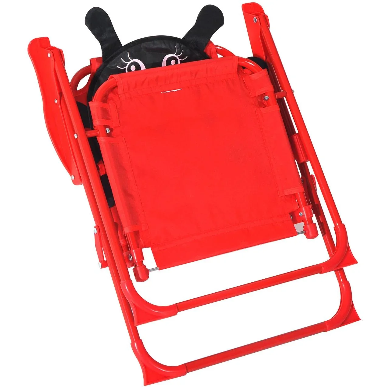 3-tlg, Kindersitzgruppe Sitzgarnitur für Kinder Kindermöbel 1 Sonnenschirm + 1 Tisch + 2 Kinderstühle klappbar Rot - 3