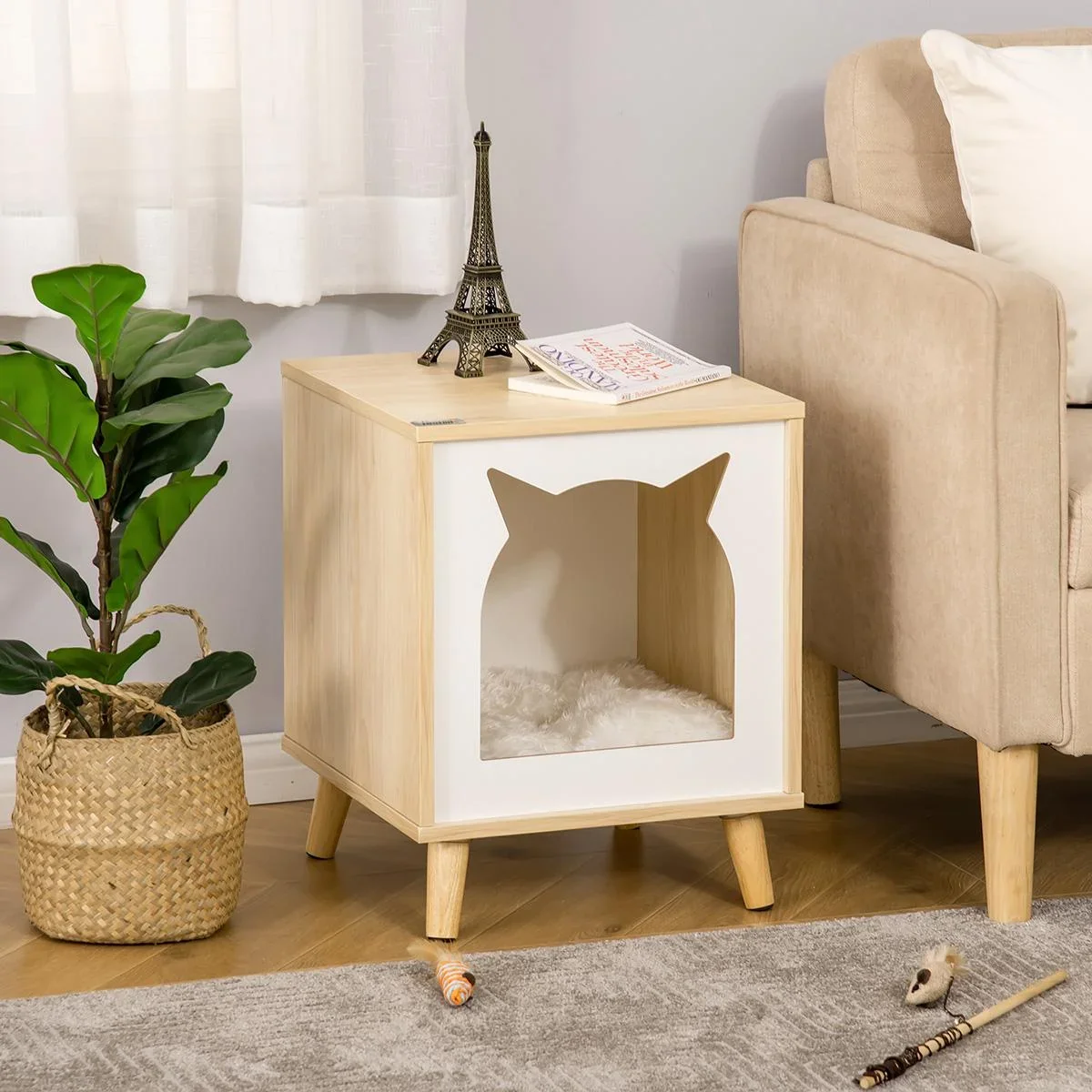 Katzenhöhle 40 cm x 40 cm x 50 cm - 2