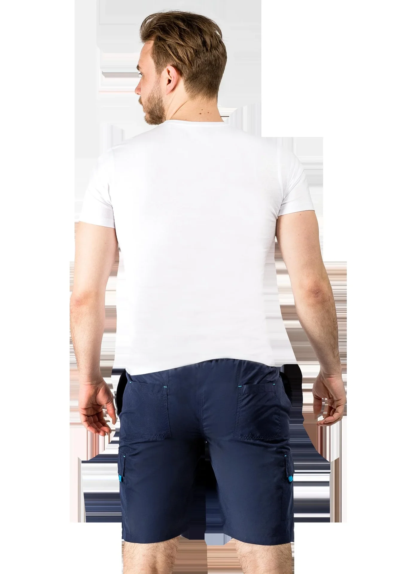 Cargoshort mit Gummizug, Farbe marine, Gr.M - 1