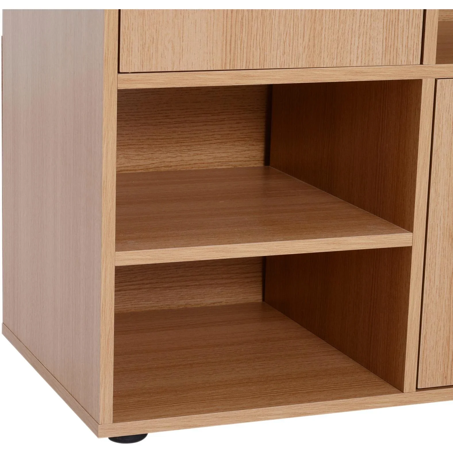 Multi-Fächer Bücherregal Wandregal Standregal Raumteiler Dekoregal Schrank Holz Natur 61,5 x 29,5 x 80 cm - 1