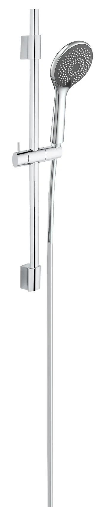 Wasserspar-Brauseset Watersaving Chrom, Länge Stange: 70 cm - 0