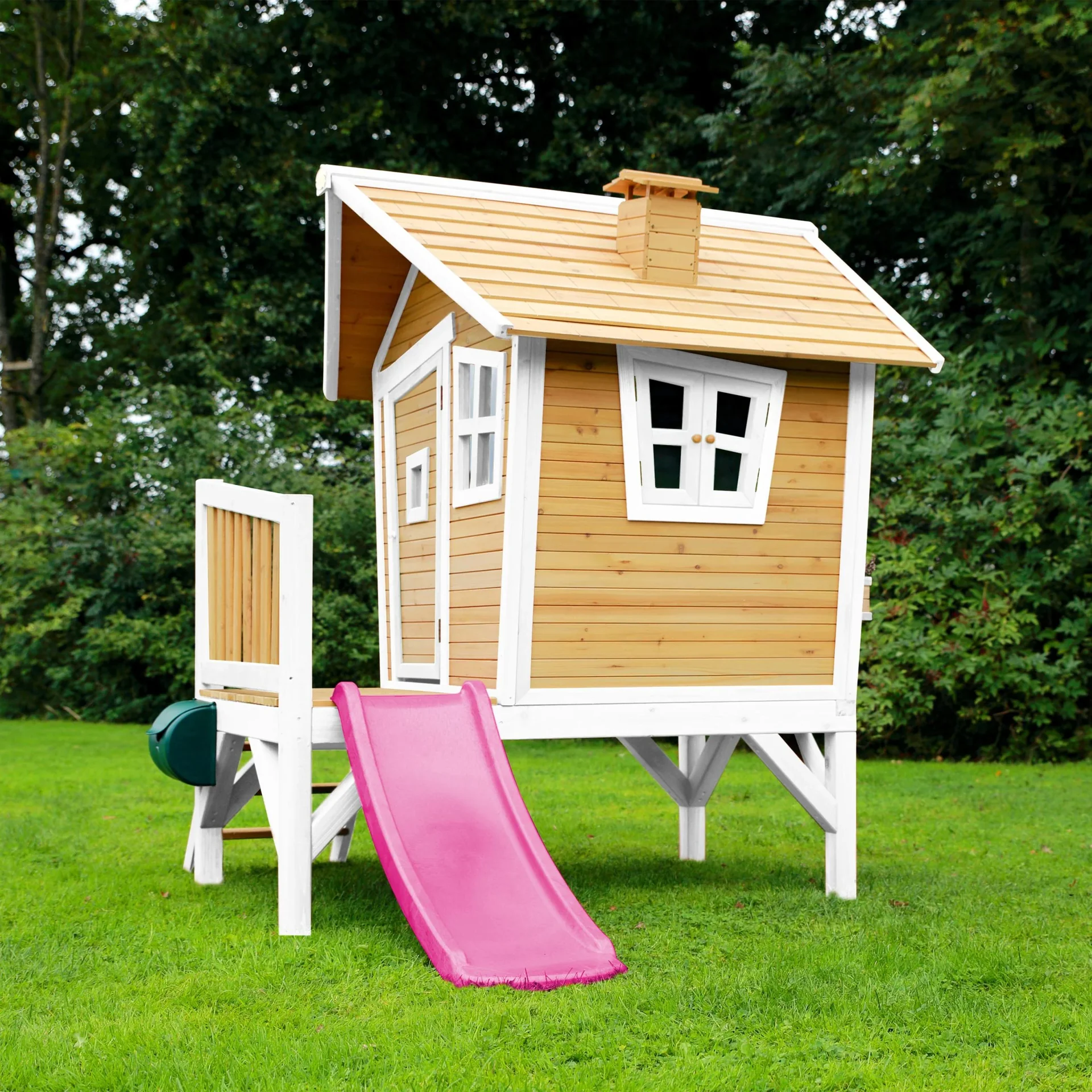 Robin Spielhaus Braun/Weiß - Lila Rutsche - 6