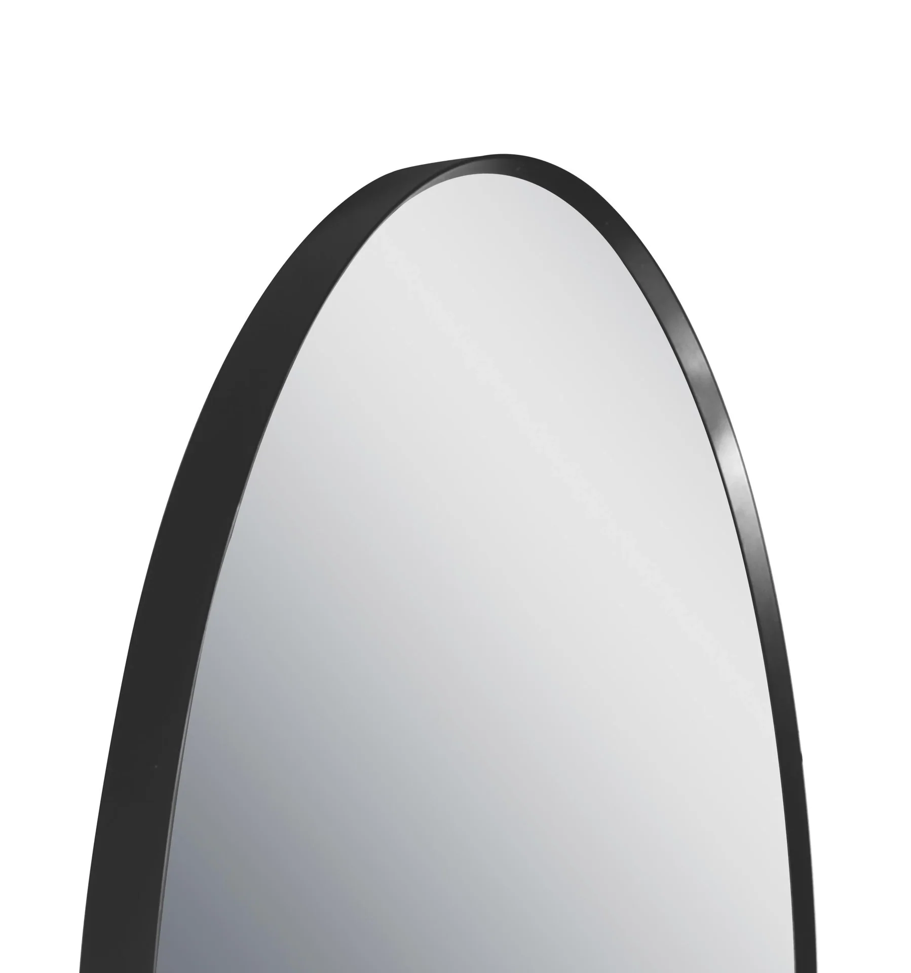 Runder Spiegel "Black Circle" - Spiegel schwarz mit Ø 60 cm - Hochwertiger robuster Aluminiumrahmen in mattschwarz - 2