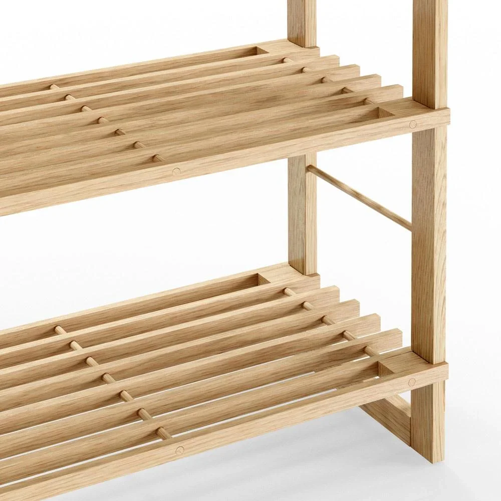 Stehschrank - Holz -135,5 x 58 x 27 cm - 4