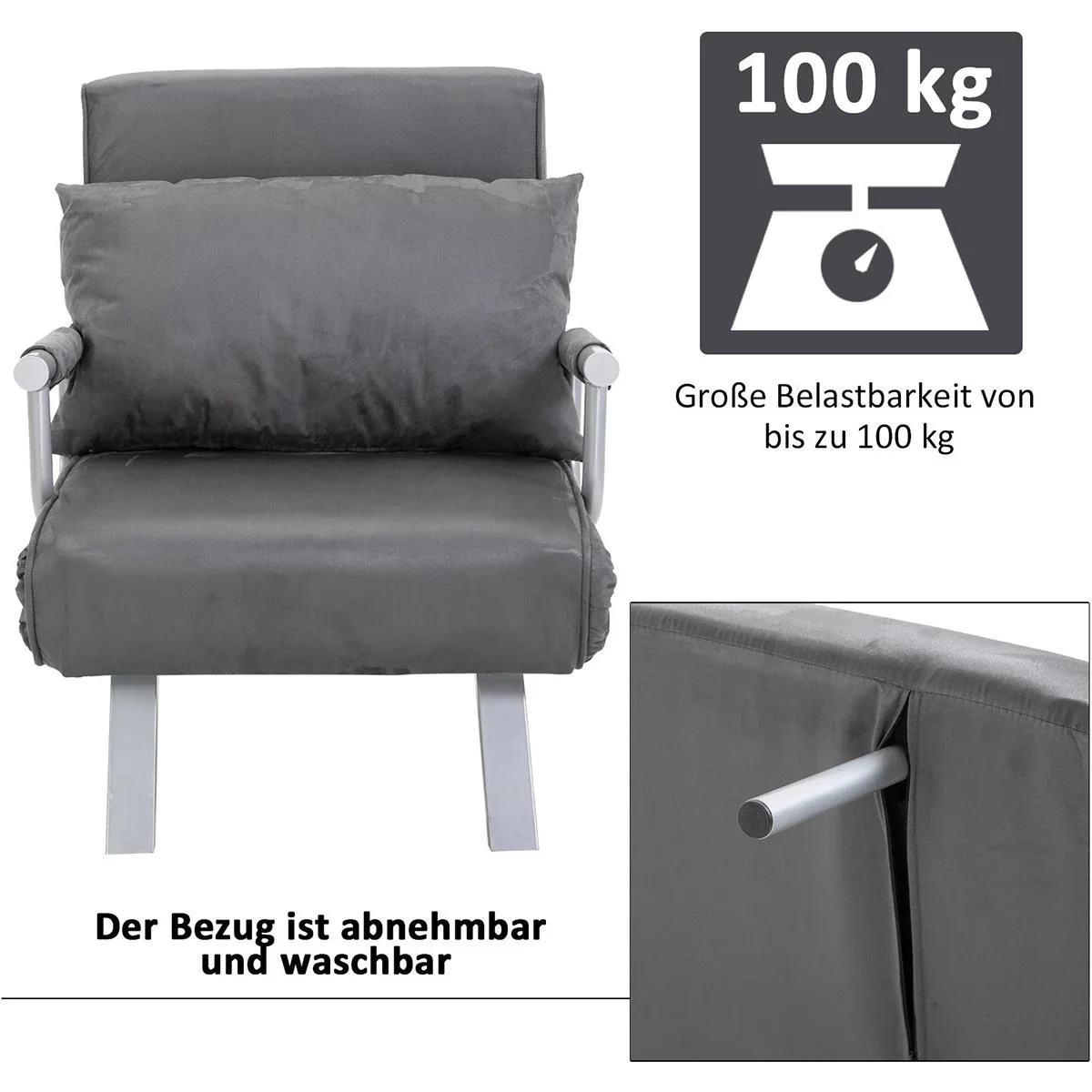 3 in 1 Schlafsessel - 6