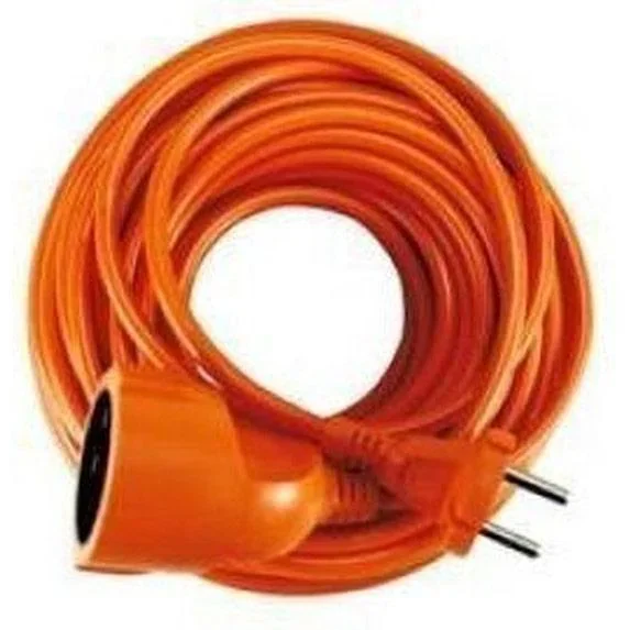 Vekto Verlängerungsschnur 10 Meter Längskabel orange 2500 Watt - 1