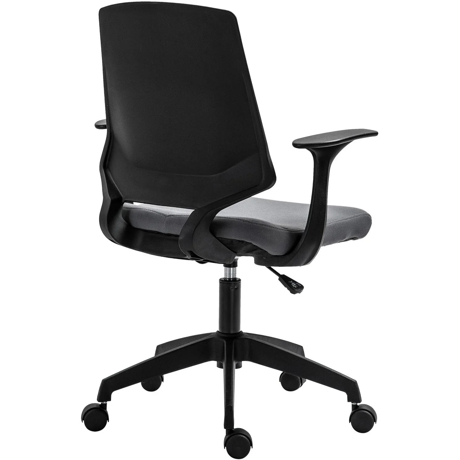 Drehstuhl Chefsessel Schreibtischstuhl rollbar höhenverstellbar ergonomisch gepolstert Grau 62 x 55 x (92 101) cm - 2
