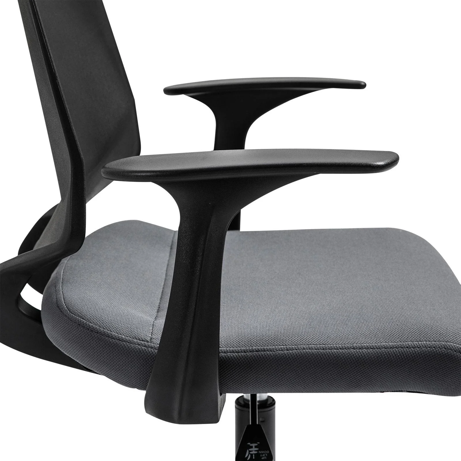 Drehstuhl Chefsessel Schreibtischstuhl rollbar höhenverstellbar ergonomisch gepolstert Grau 62 x 55 x (92 101) cm - 5