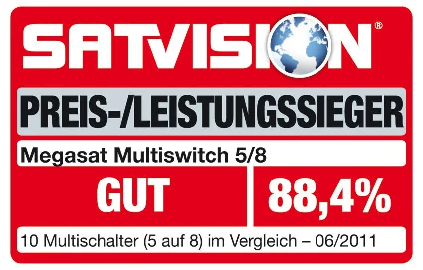 Multischalter 5/8, Profiline - Geeignet für 1 Satellit bis zu 8 Teilnehmer - 0