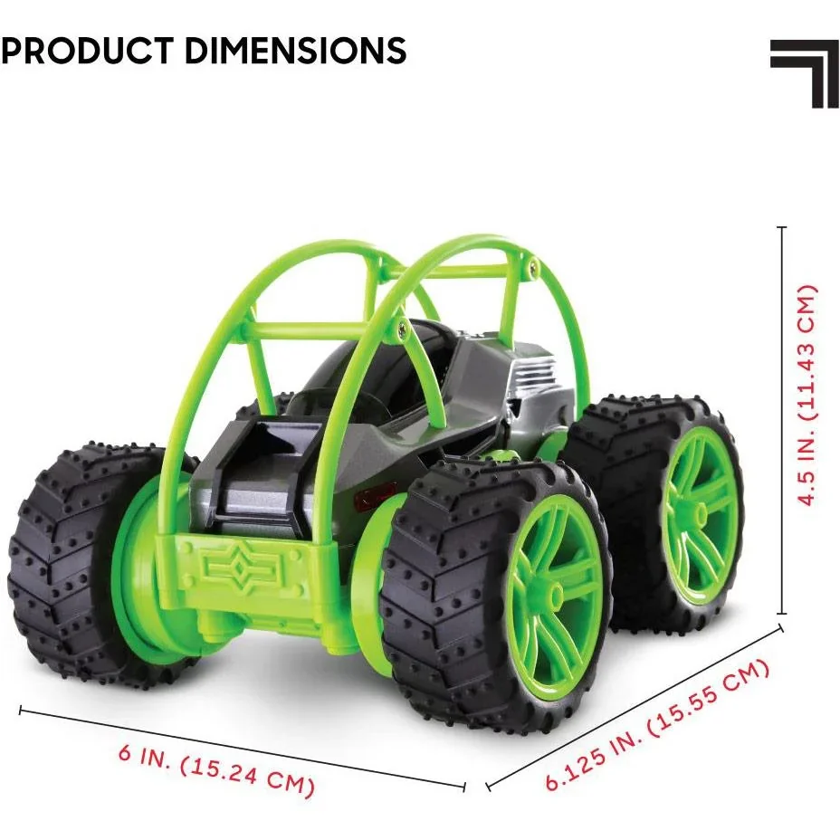 Sharper Image RC Orbit Controlled Car - All Terrain - Stunt / Flip Car - Grün - 8