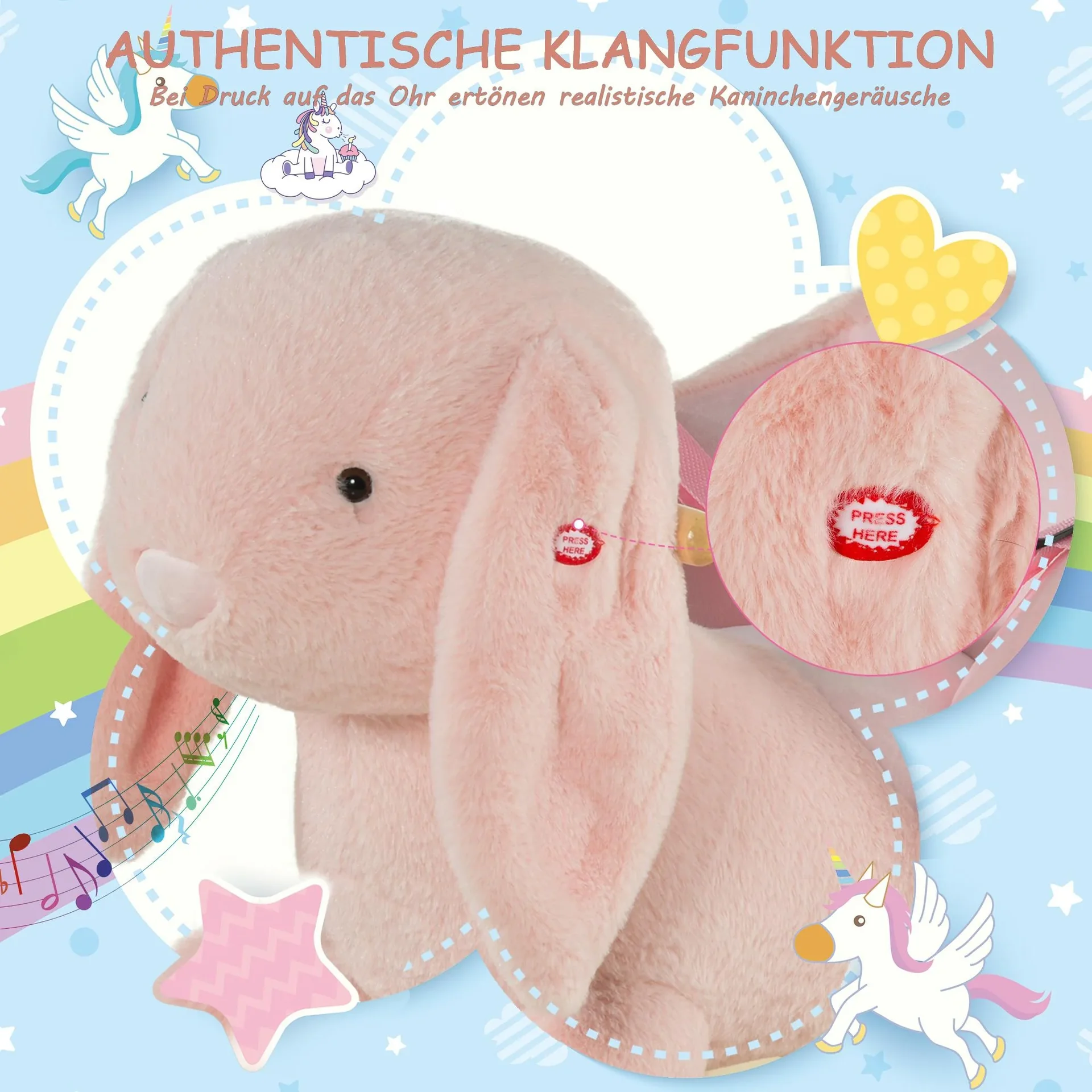 Kinder Schaukelpferd als Kaninchen - 5