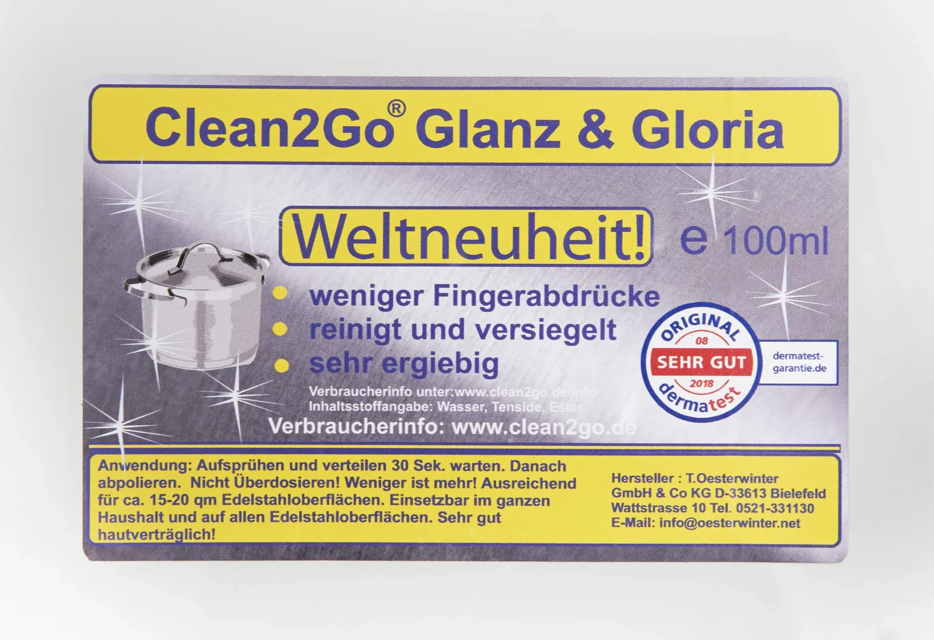 Edelstahl Wunder, 100 ml - 0