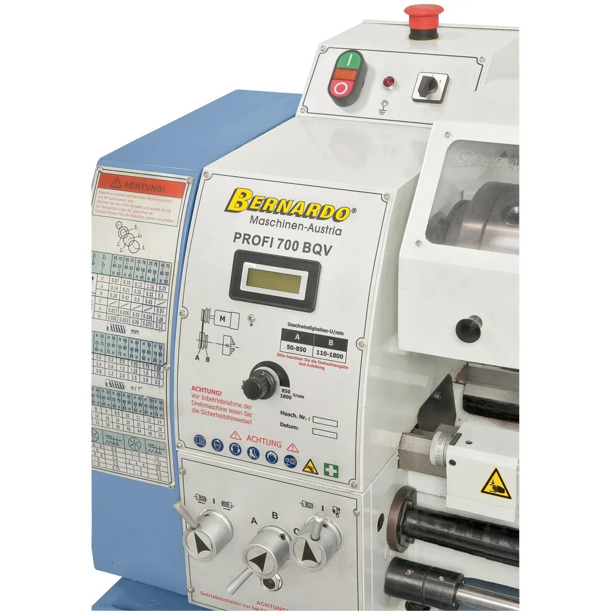 Bernardo Profi 700 Lathe BQV / 230V - 4