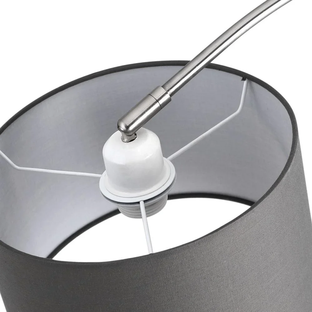 Bogenlampe L mit Marmorsockel - 0