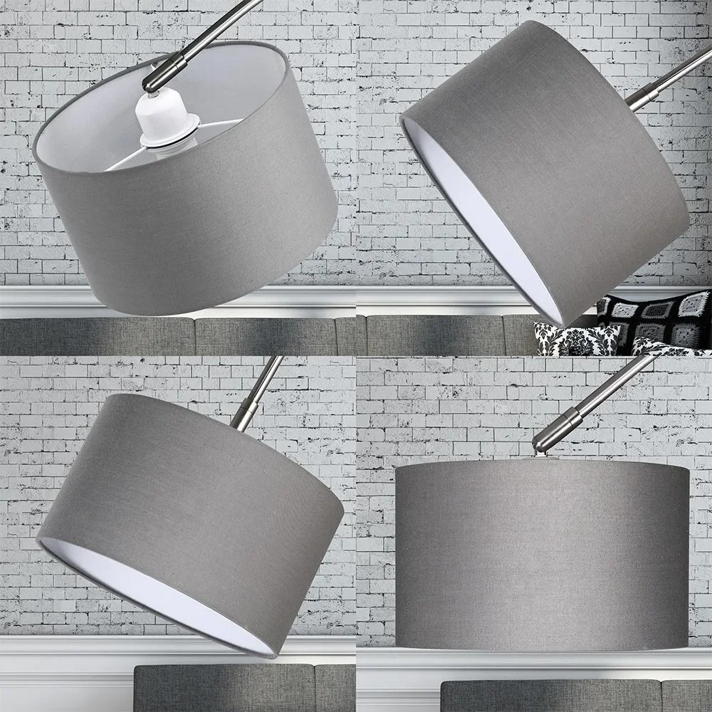 Bogenlampe L mit Marmorsockel - 2