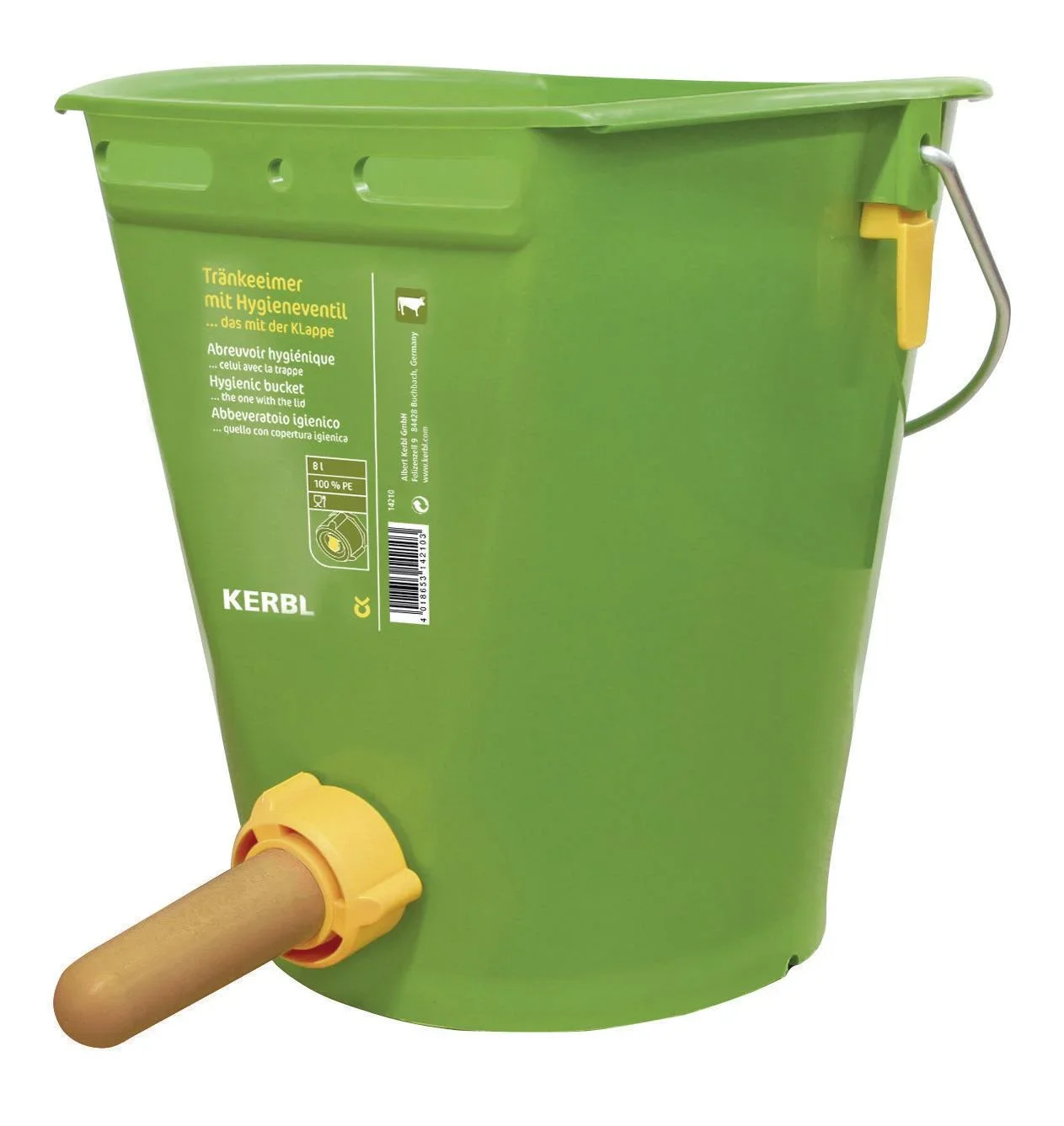 Hygiene Tränkeeimer mit Klapp-Ventil für Kälber - 3