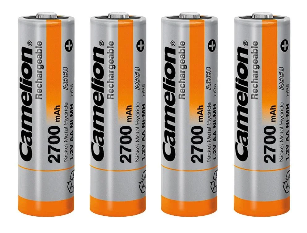 NiMH Mignon (AA) Akku mit 2700mAh - 4 Stück inkllusive Box - 0