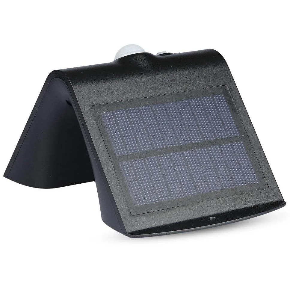 VT-767-2 LED-Solar-Außenbeleuchtung - 1,5W - 220Lm - schwarz - 4