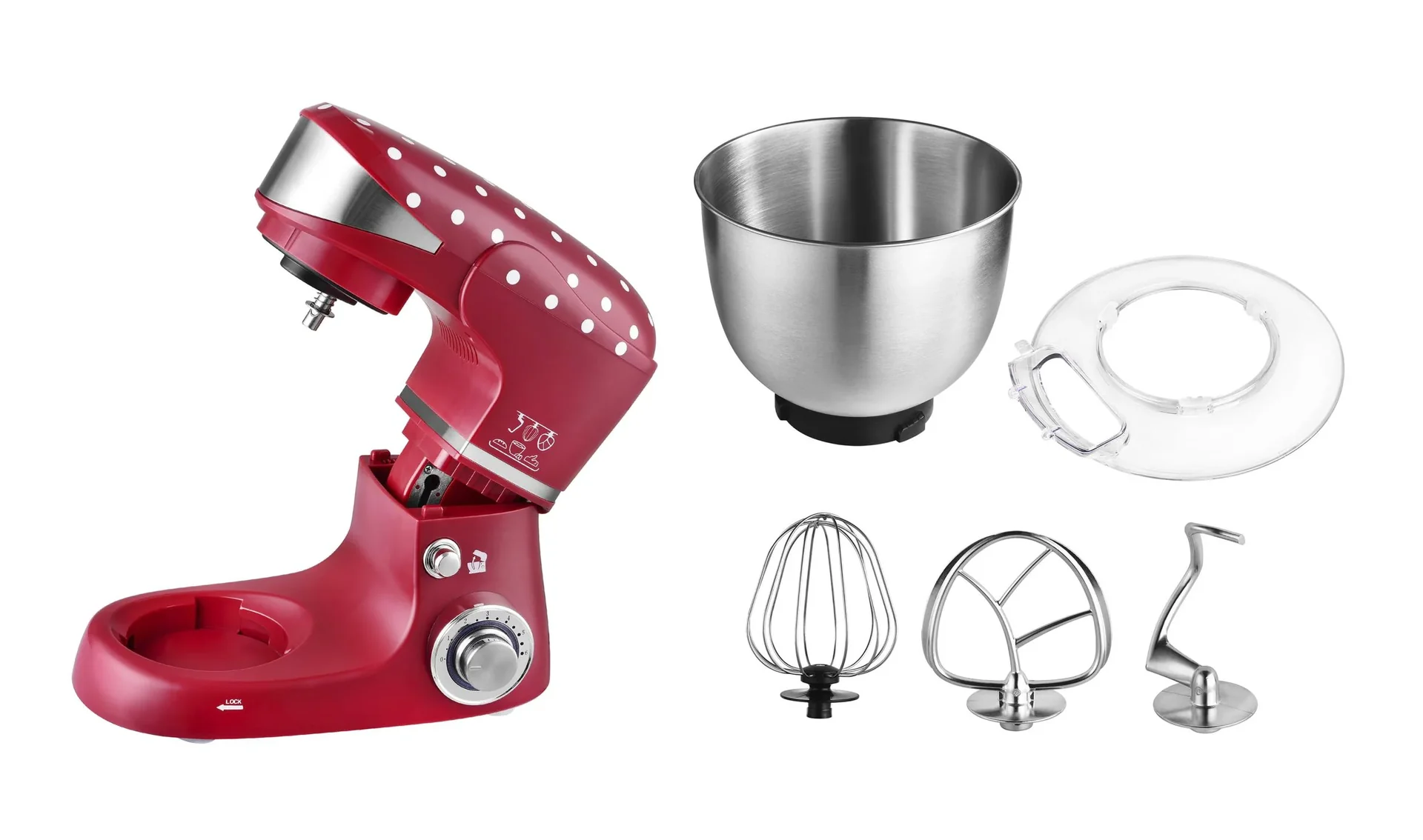 Retro Küchenmaschine TKG M 3014, 5,0 Liter, 1000 Watt - 2