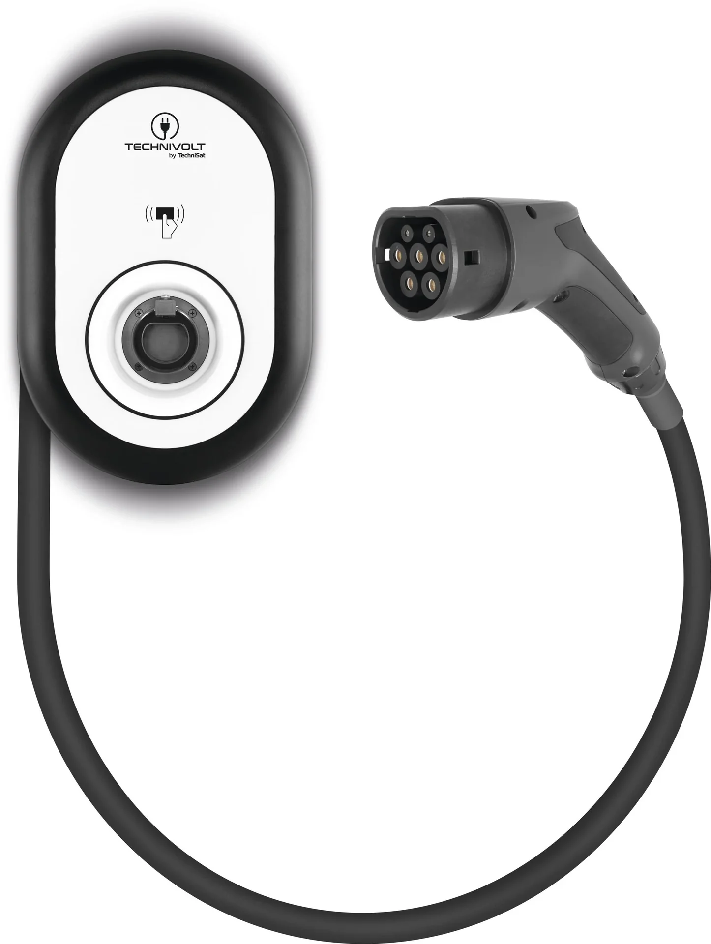 Ladestation TECHNIVOLT 101, 11kW mit fest verbundenem Ladekabel nach IEC 62196-2 Typ 2 - 6