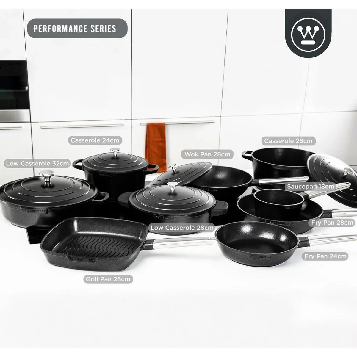 Performance Series Bratpfanne - Backofen geeignet - 32 cm - Schwarz - 3