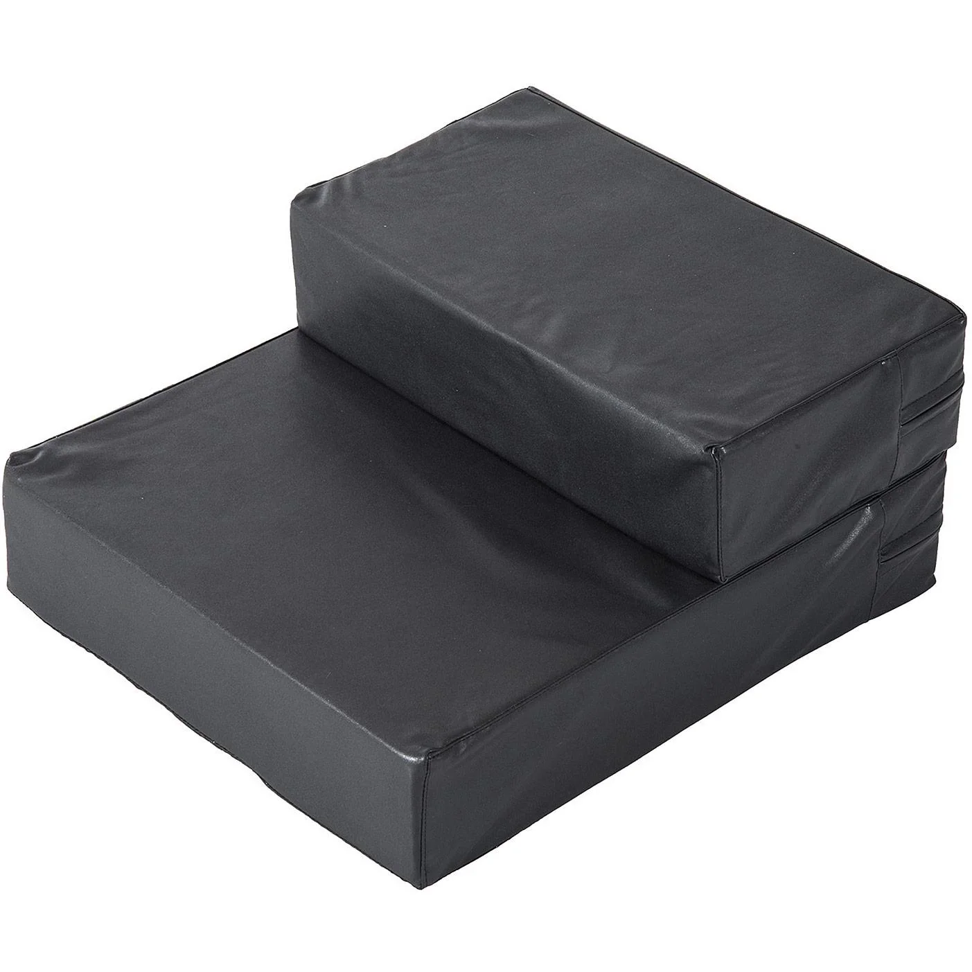 Tiertreppe Hundetreppe Unterlage für Katzen und Hunde klappbar schwarz - 0