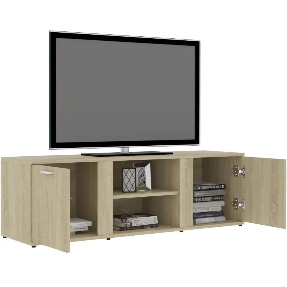 TV-Sideboard 120x34x37 cm Spanplatte Sonoma-Eiche - 4